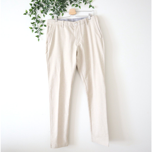 Tommy Bahama Men's Dark Beige Polyester Straight Slim Pants Size 34 x 34 - Picture 1 of 4